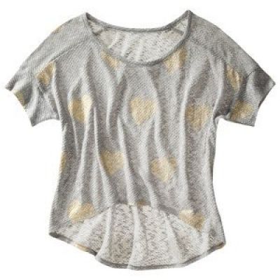 High-Low Heart Graphic Top