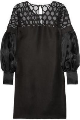 Honeycomb Tulle and Silk-Gazar Top (Altered)