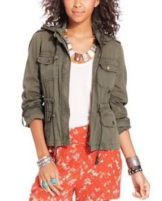 Hooded Cargo Jacket