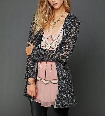 Hooded Solid Cardigan