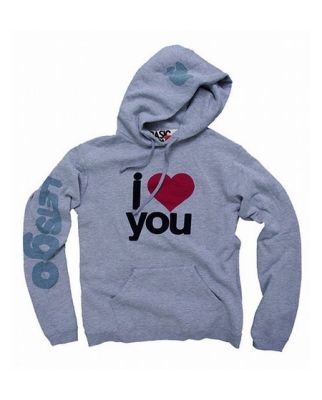 I Love You Pullover Hoodie