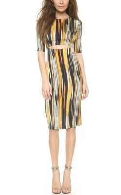 Ikat Cutout Dress