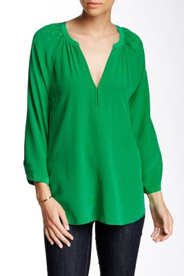Indarra B Silk Blouse