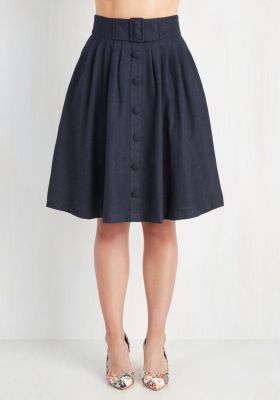 Intern of Fate Skirt in Navy