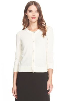 jewel button cardigan in pink