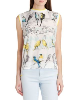 Joliae Canary Print Top