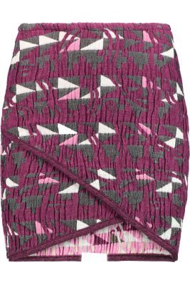 Joyce stretch jacquard-knit mini skirt