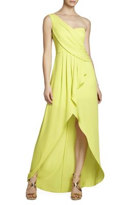 Kail Draped One Shoulder Gown