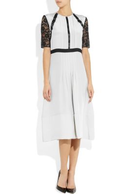 Kaitia Pleated Silk Dress