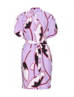 Karin Silk-Crepe Printed Dress