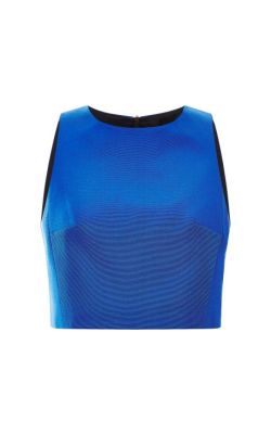 Katia Cropped Faille Top