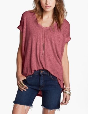 'Keep Me' V-Neck Tee