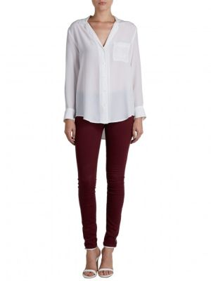 Keira Bright White Long Sleeve Oversized Shirt