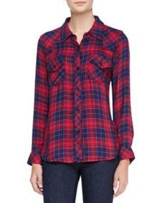 Kendra Tencel® Button-Down Shirt