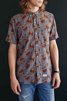Kennett Printed Breezy Button-Down Shirt