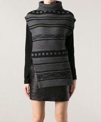 Knitted Asymmetric Tunic