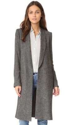 Kylie Long Shawl Collar Jacket