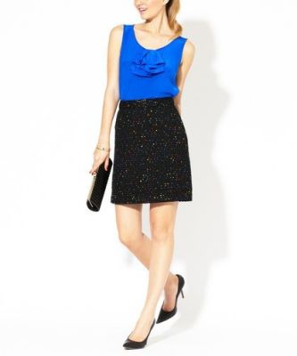Kylie Tweed Pencil Skirt