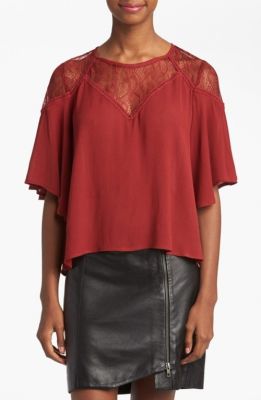 Lace Yoke Top