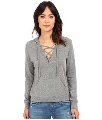 Lace-Up Hoodie