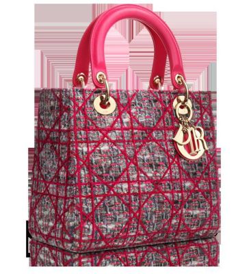 Lady Dior Tweed Bag