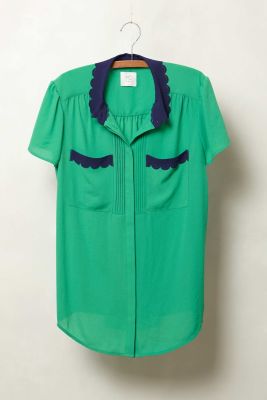 Lasercut Lace Blouse