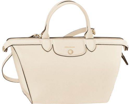 Le Pliage Heritage Saffiano-Leather Satchel