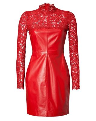 Leather and Lace Dress
