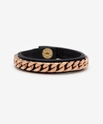 leather chain bracelet