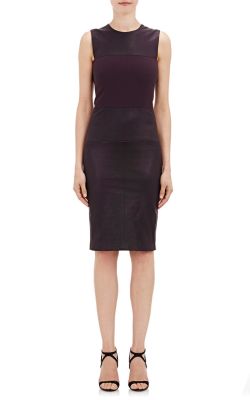 Leather Sheath Dress