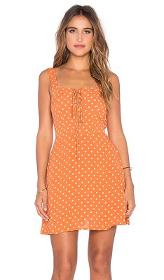 Leila Lace Up Mini Dress