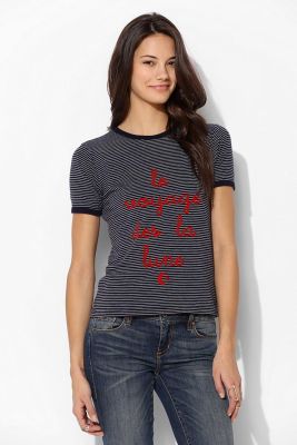 Les Voyages Stripe Tee