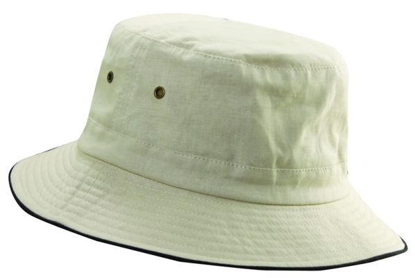 Linen Blend Bucket Hat