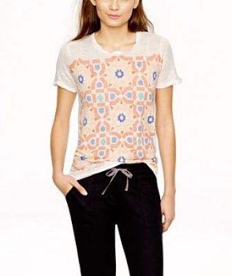 Linen Moroccan Tile Tee