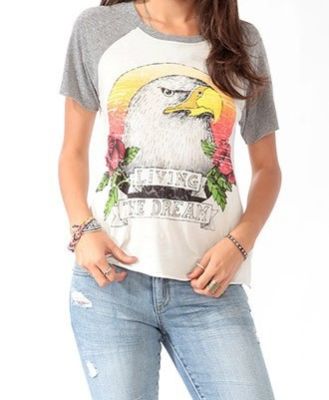 Living The Dream Baseball Tee