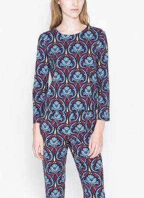 Long Sleeve Printed Top
