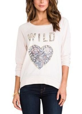 Long Sleeve Raglan in Wild Heart