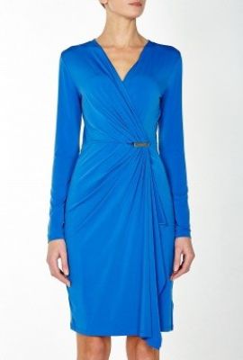 Long Sleeve Wrap Dress