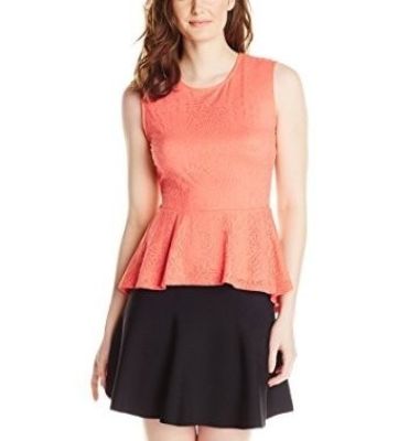 Lyna Sleeveless Peplum Top