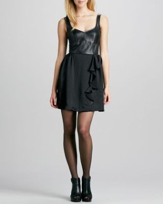 Magic Carpet Leather-Top Dress