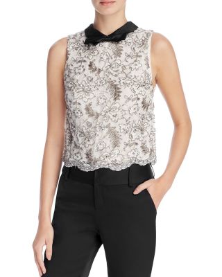 Manie Embellished Crop Top