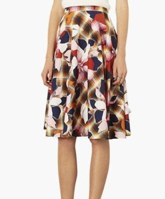 Marigold Midi Skater Skirt