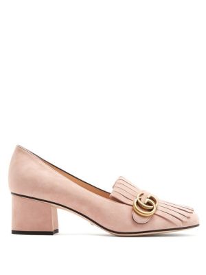 Marmont fringed suede loafers