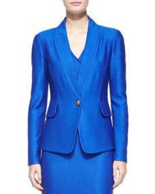 Matte & Shine Chevron Knit Jacket