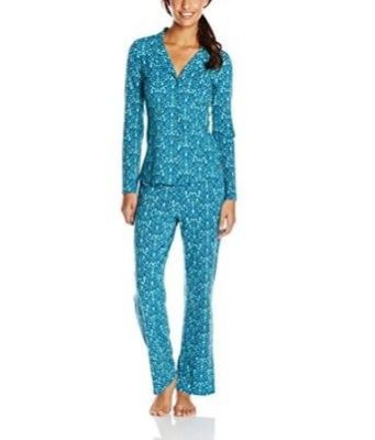 Maya Notch-Collar Pajama Set