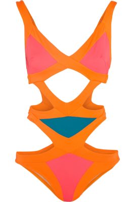 Mazzy Popstar cutout swimsuit