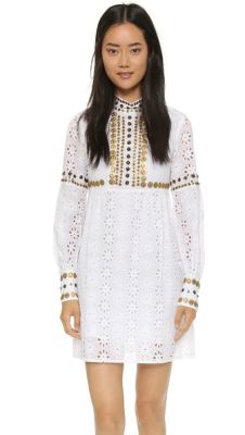 Medallion Embroidery Dress