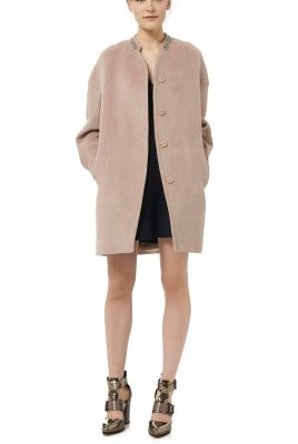 Melton Cocoon Coat