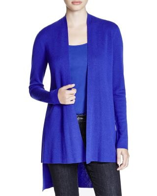 Merino Wool High Low Cardigan