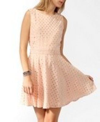 Metallic Dots Swing Dress